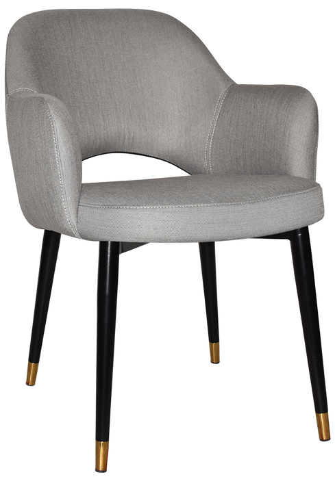 Arm Chair Albury Metal (Slim) Black Brass - Gravity