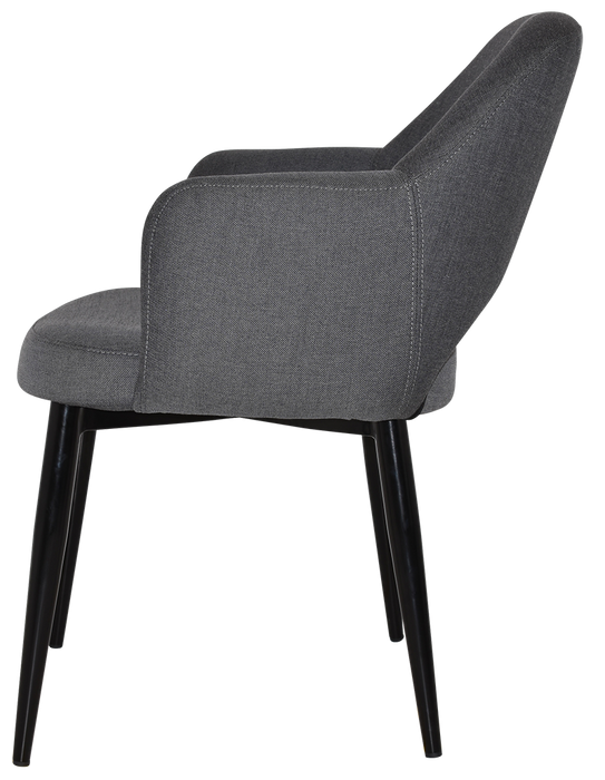 Arm Chair Albury Metal Black - Gravity