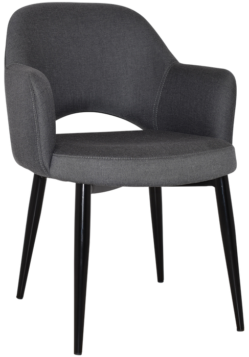 Arm Chair Albury Metal Black - Gravity