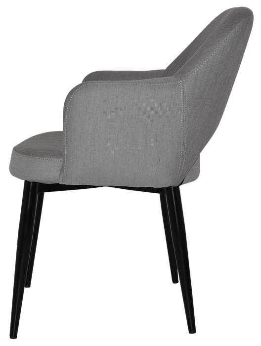 Arm Chair Albury Metal Black - Gravity