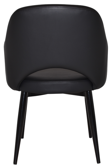 Arm Chair Albury Metal Black - Vinyl