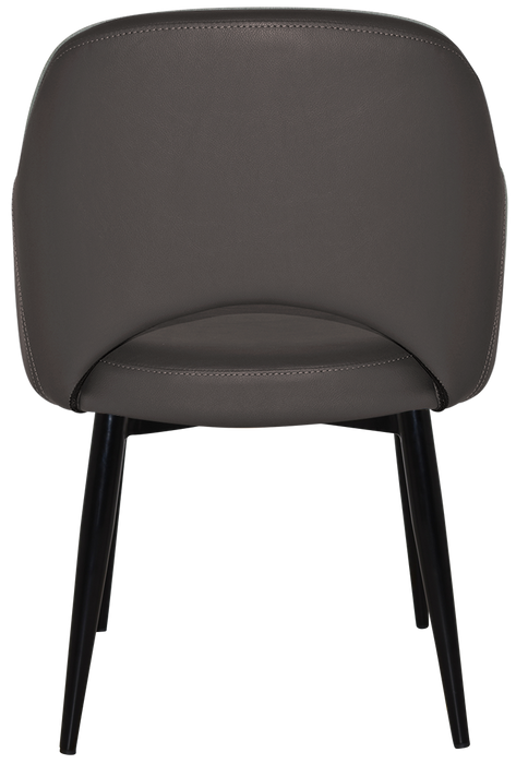 Arm Chair Albury Metal Black - Vinyl