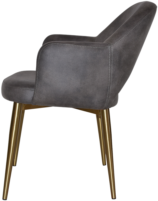 Arm Chair Albury Metal (Slim) Brass - Eastwood