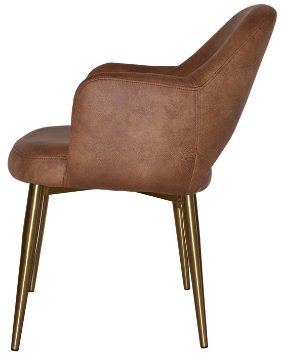 Arm Chair Albury Metal (Slim) Brass - Eastwood