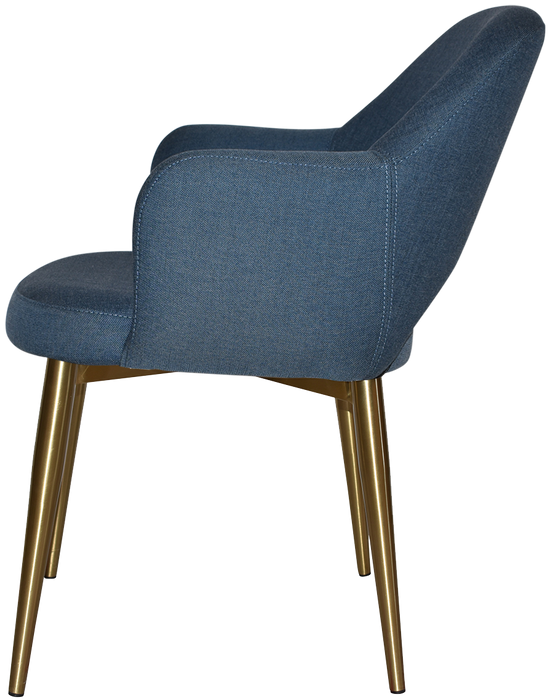 Arm Chair Albury Metal (Slim) Brass - Gravity