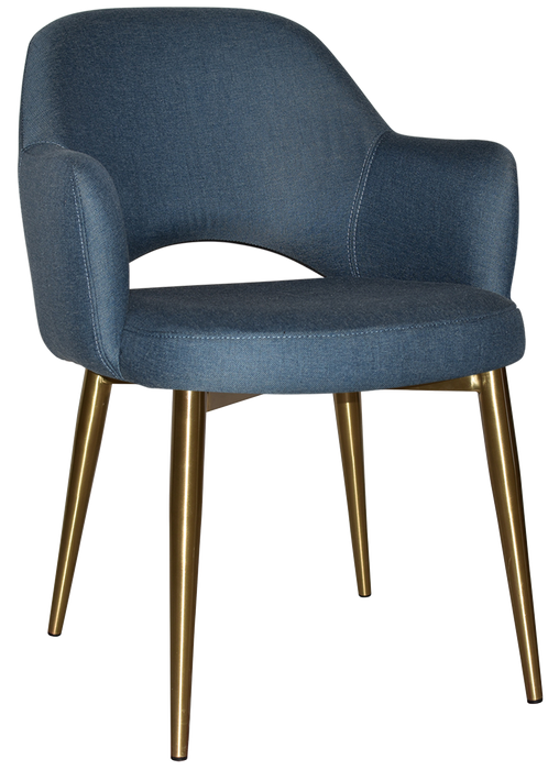 Arm Chair Albury Metal (Slim) Brass - Gravity