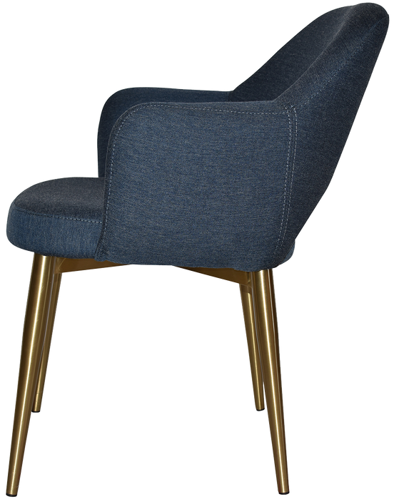 Arm Chair Albury Metal (Slim) Brass - Gravity