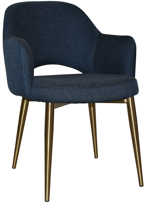 Arm Chair Albury Metal (Slim) Brass - Gravity