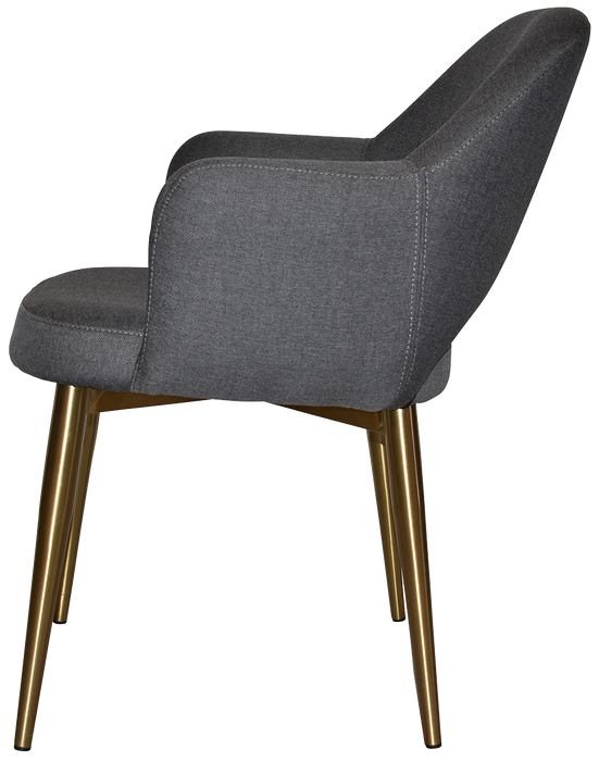 Arm Chair Albury Metal (Slim) Brass - Gravity