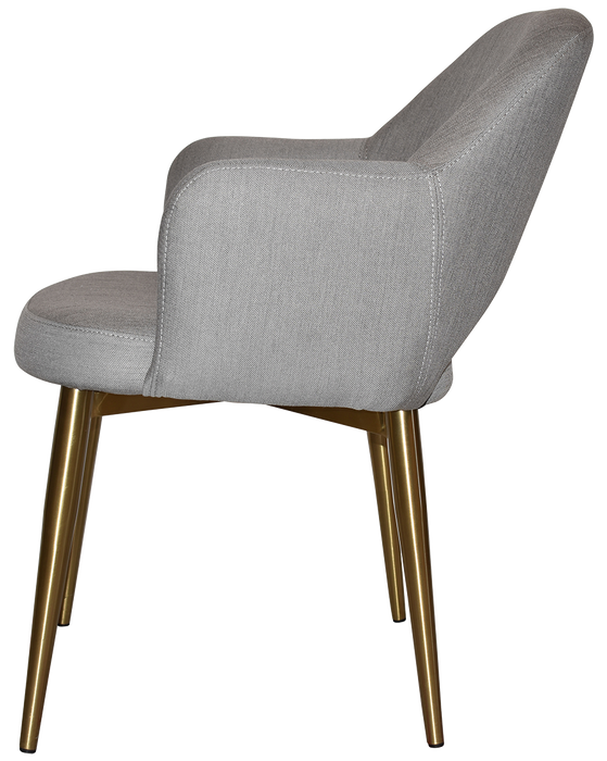 Arm Chair Albury Metal (Slim) Brass - Gravity