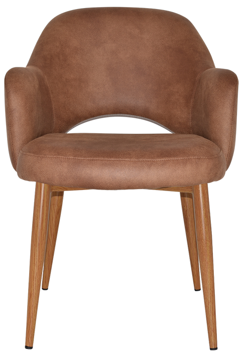 Arm Chair Albury Metal Light Oak - Eastwood