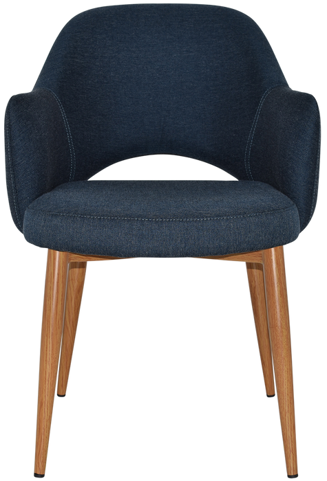 Arm Chair Albury Metal Light Oak - Gravity