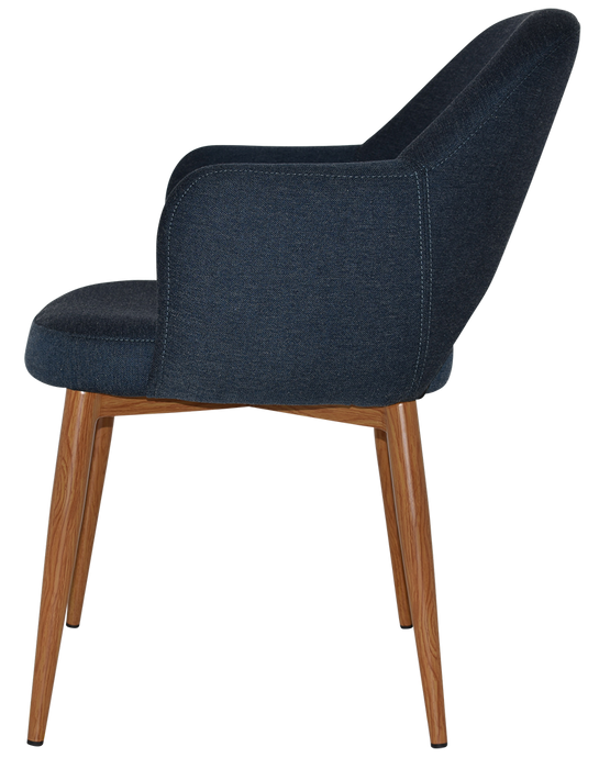 Arm Chair Albury Metal Light Oak - Gravity