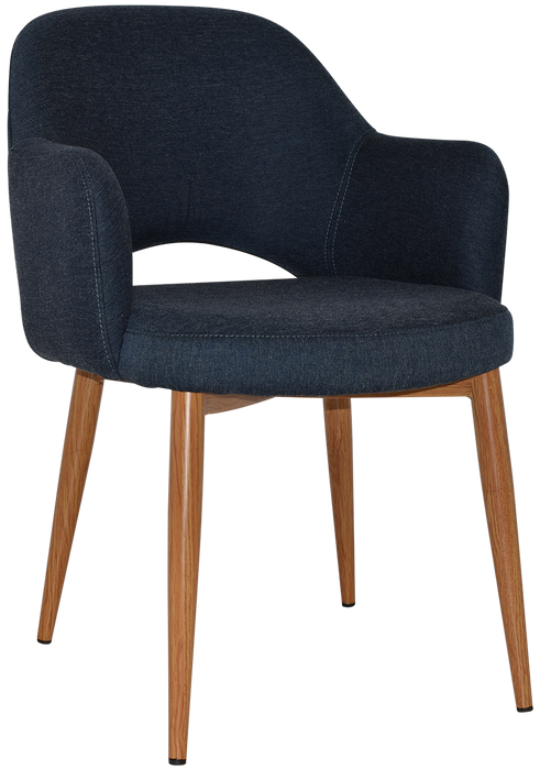 Arm Chair Albury Metal Light Oak - Gravity