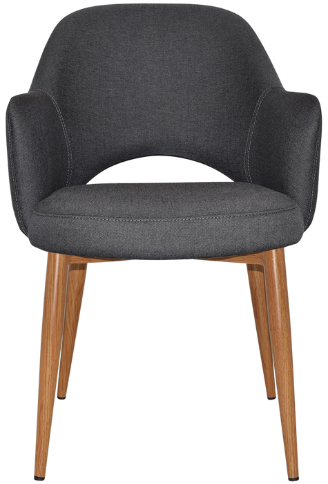 Arm Chair Albury Metal Light Oak - Gravity