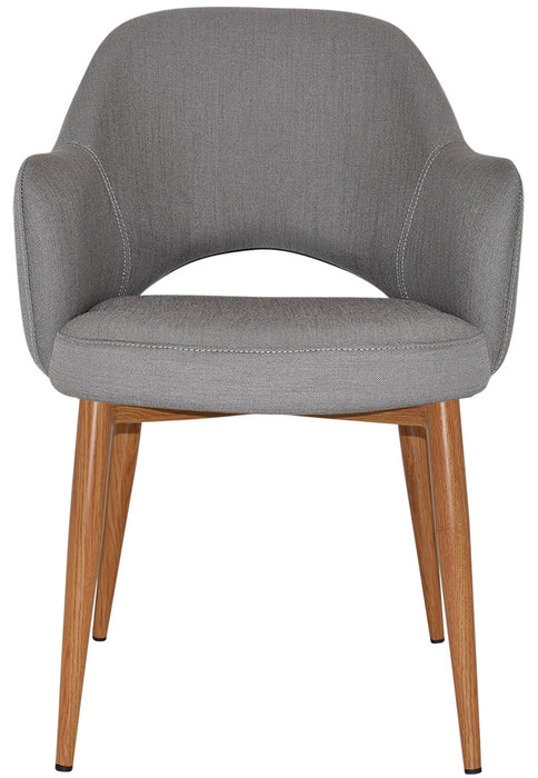 Arm Chair Albury Metal Light Oak - Gravity