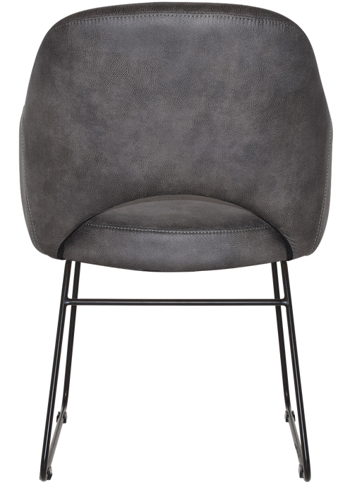 Arm Chair Albury Sled Black - Eastwood