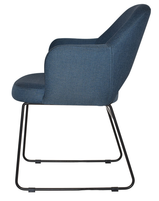 Arm Chair Albury Sled Black - Gravity