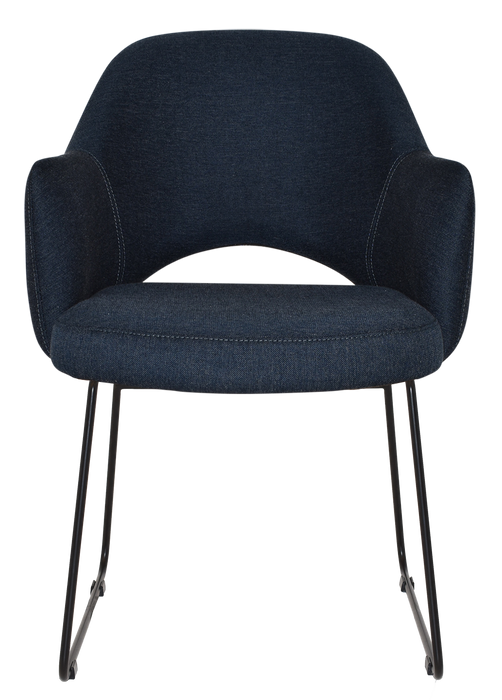 Arm Chair Albury Sled Black - Gravity