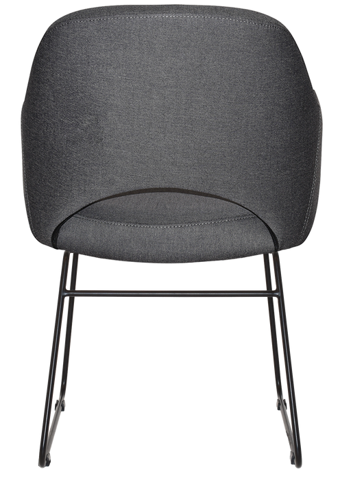 Arm Chair Albury Sled Black - Gravity