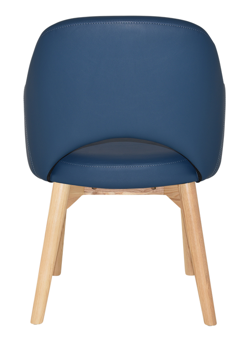 Arm Chair Albury Timber Natural - Vinyl