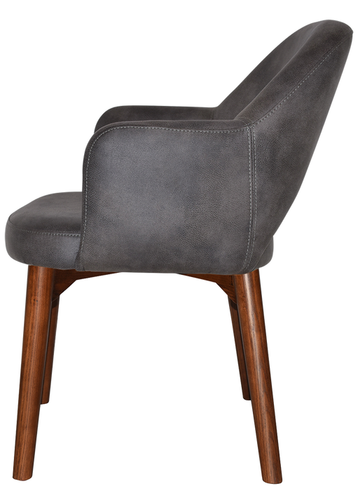 Arm Chair Albury Timber Light Walnut - Eastwood