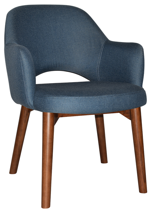 Arm Chair Albury Timber Light Walnut - Gravity