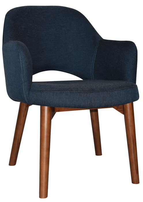 Arm Chair Albury Timber Light Walnut - Gravity