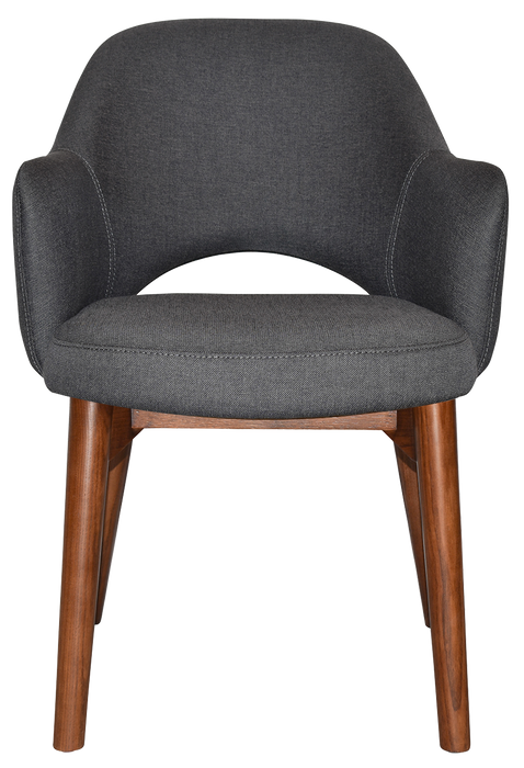 Arm Chair Albury Timber Light Walnut - Gravity