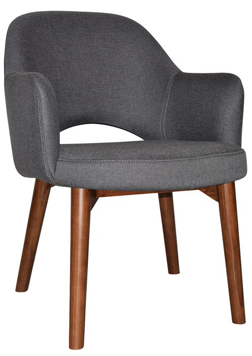 Arm Chair Albury Timber Light Walnut - Gravity