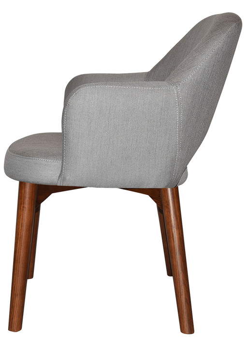 Arm Chair Albury Timber Light Walnut - Gravity