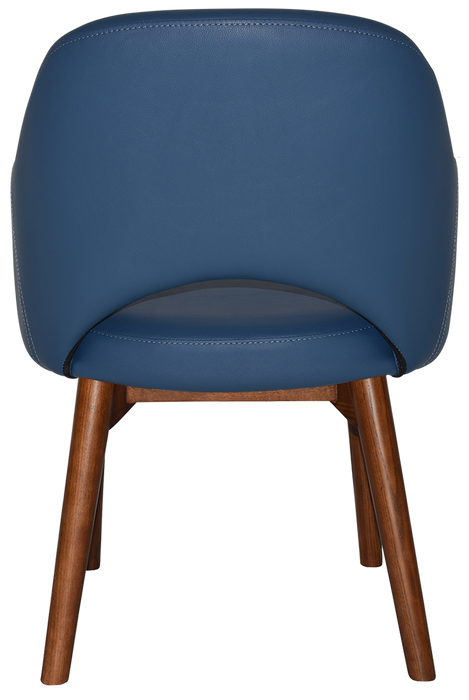 Arm Chair Albury Timber Light Walnut - Vinyl