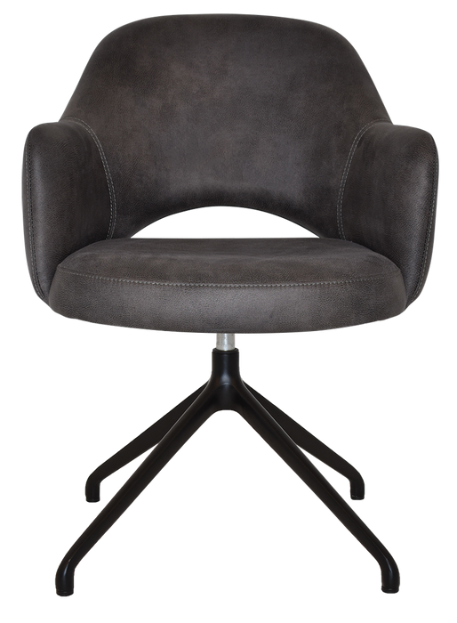 Arm Chair Albury Trestle V2 Black