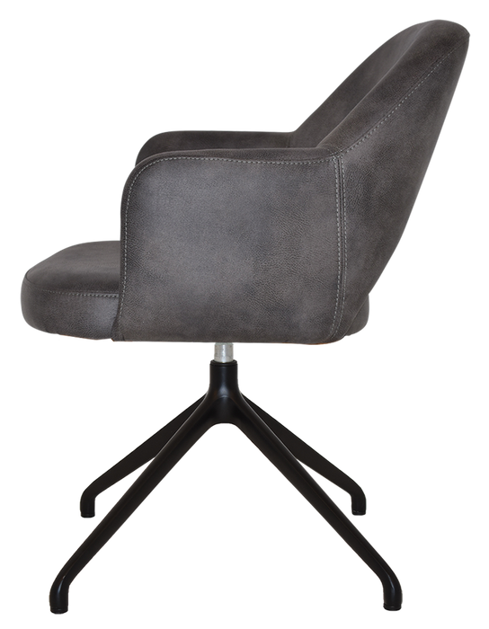 Arm Chair Albury Trestle V2 Black