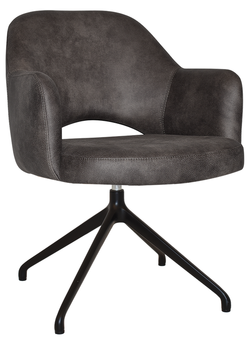 Arm Chair Albury Trestle V2 Black