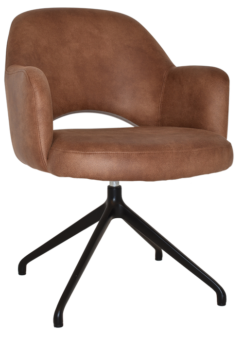 Arm Chair Albury Trestle V2 Black