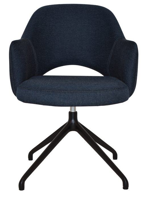 Arm Chair Albury Trestle V2 Black