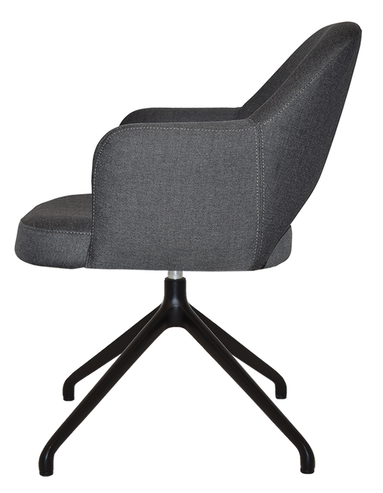 Arm Chair Albury Trestle Black - Eastwood