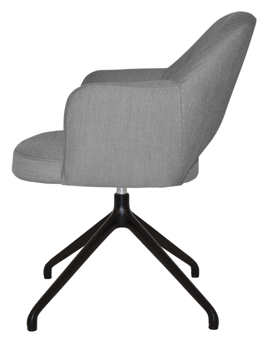 Arm Chair Albury Trestle V2 Black