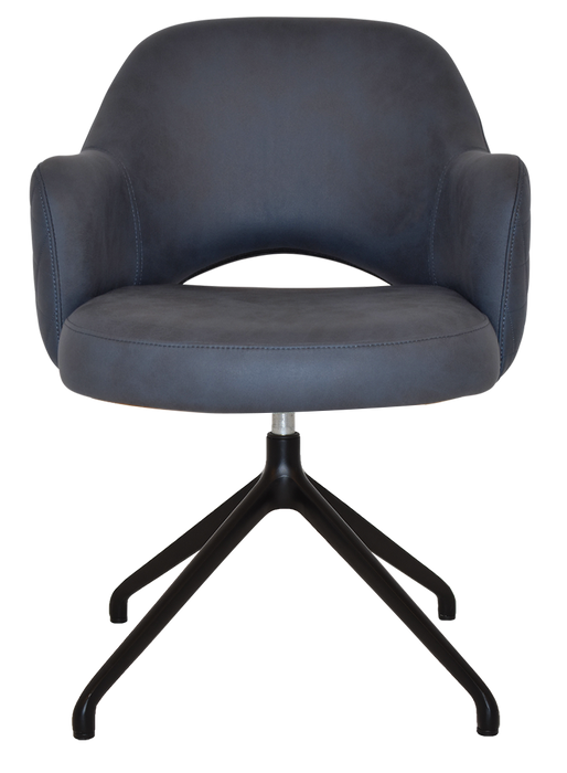 Arm Chair Albury Trestle V2 Black