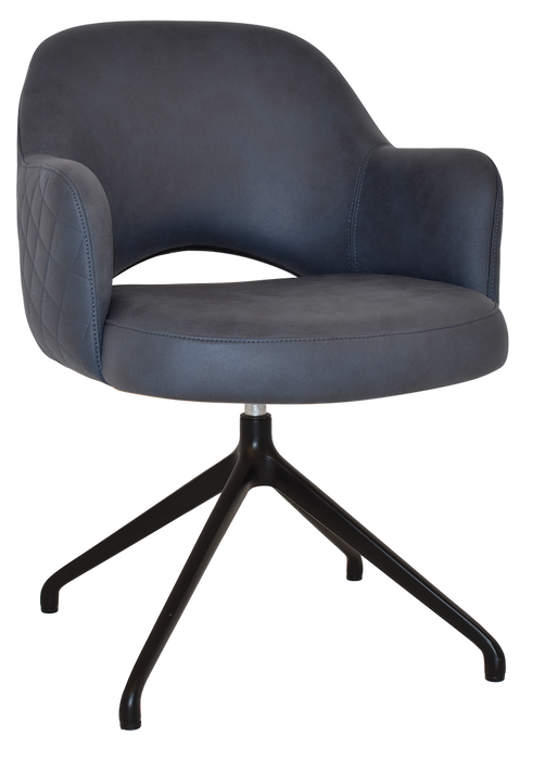 Arm Chair Albury Trestle V2 Black