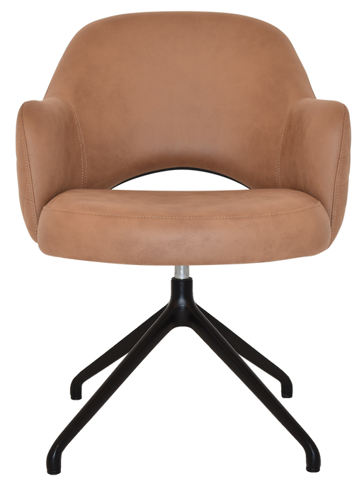 Arm Chair Albury Trestle V2 Black