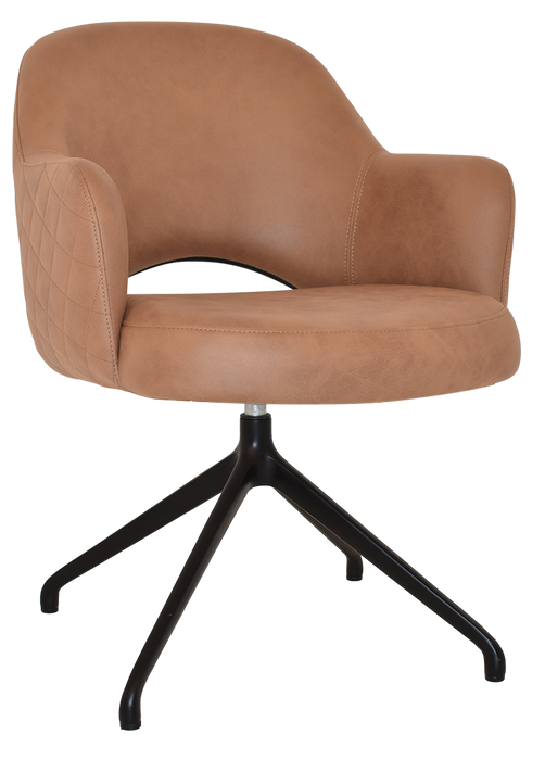 Arm Chair Albury Trestle V2 Black