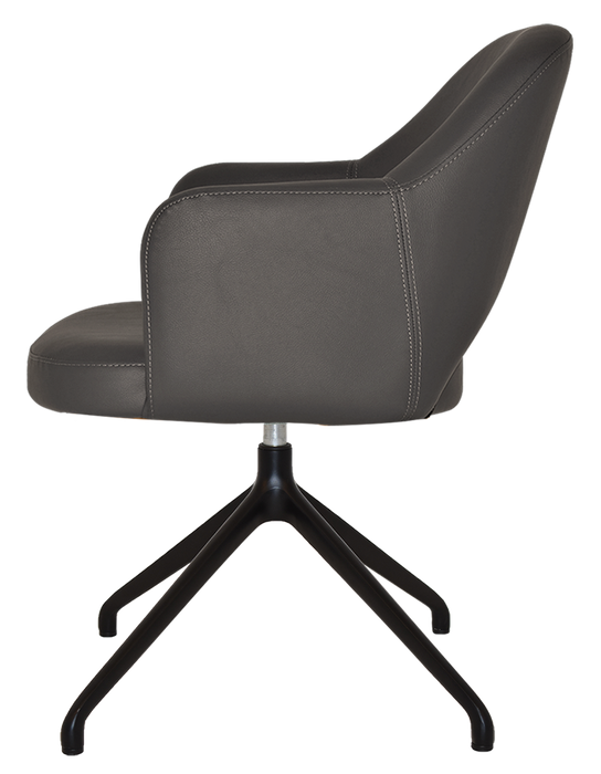 Arm Chair Albury Trestle V2 Black