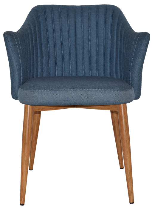 Arm Chair Coogee Metal Light Oak - Gravity