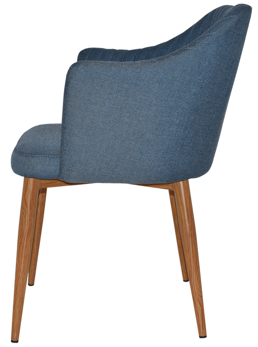 Arm Chair Coogee Metal Light Oak - Gravity