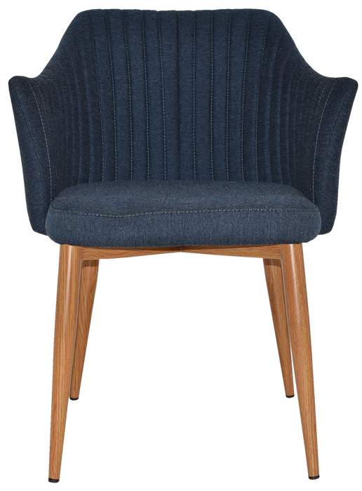 Arm Chair Coogee Metal Light Oak - Gravity