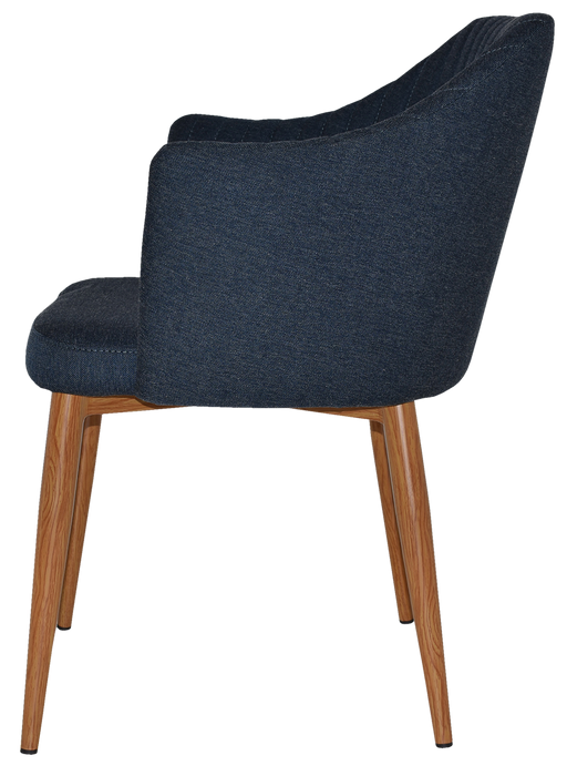 Arm Chair Coogee Metal Light Oak - Gravity