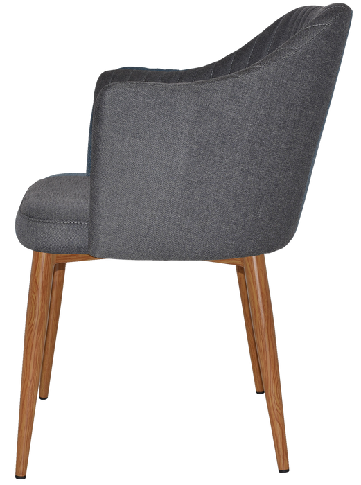 Arm Chair Coogee Metal Light Oak - Gravity