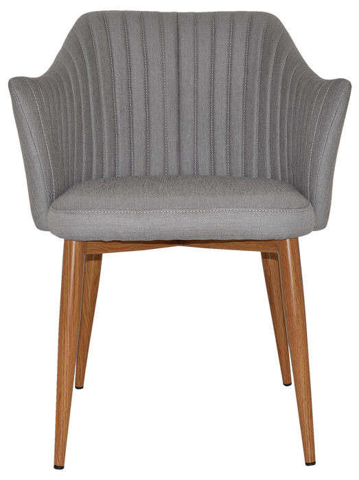 Arm Chair Coogee Metal Light Oak - Gravity